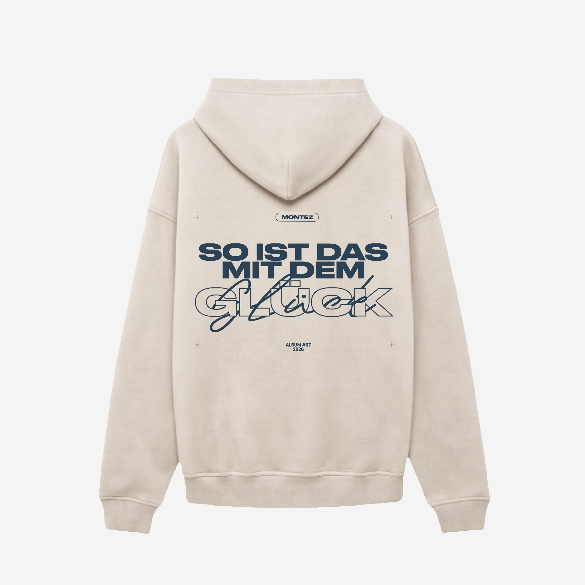 Montez So ist das mit dem Glück CD + Hoodie "Glück" Beige 446708