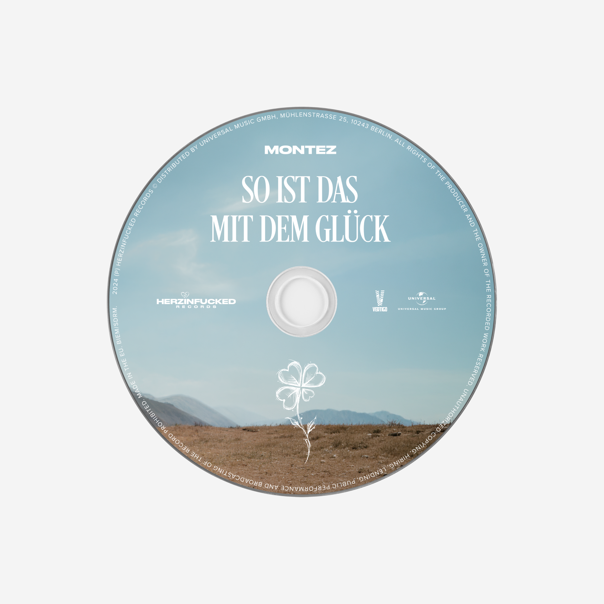Montez So ist das mit dem Glück CD + Hoodie "Glück" Beige 446714