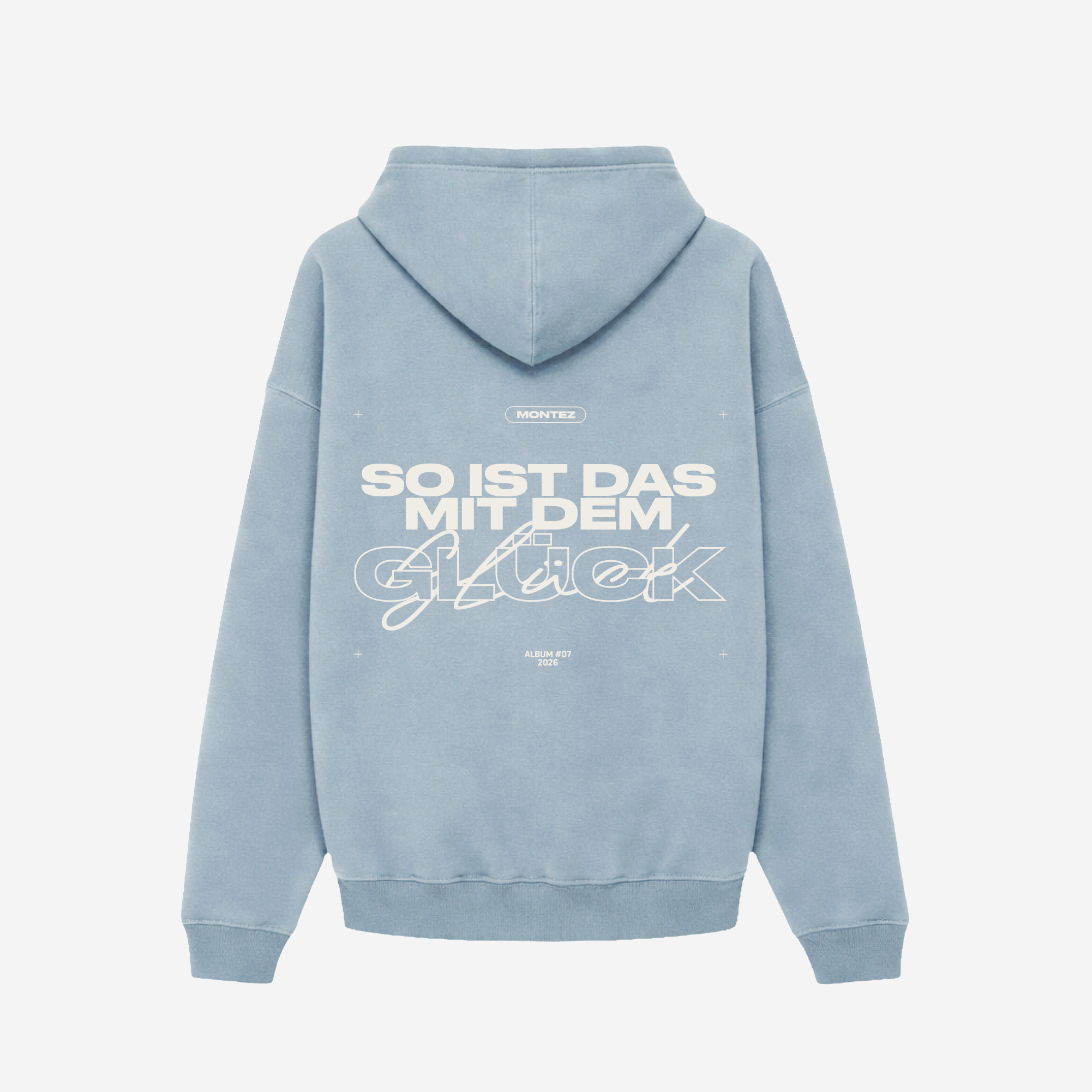 Montez So ist das mit dem Glück CD + Hoodie "Glück" Hellblau 446722