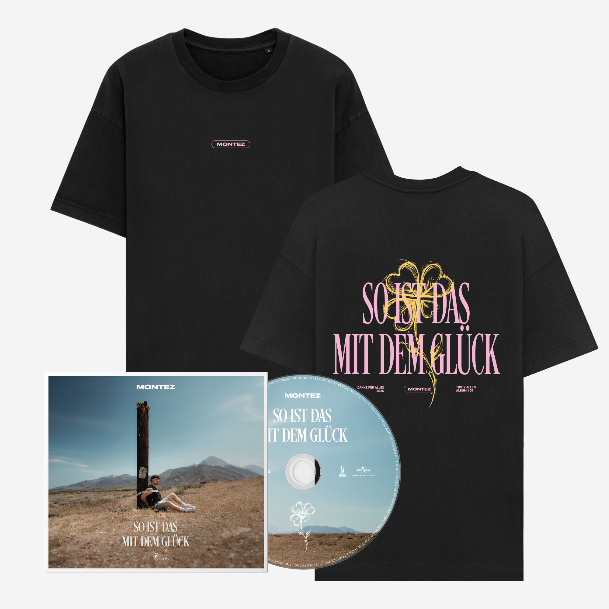 Montez So ist das mit dem Glück CD + T-Shirt Schwarz 446738