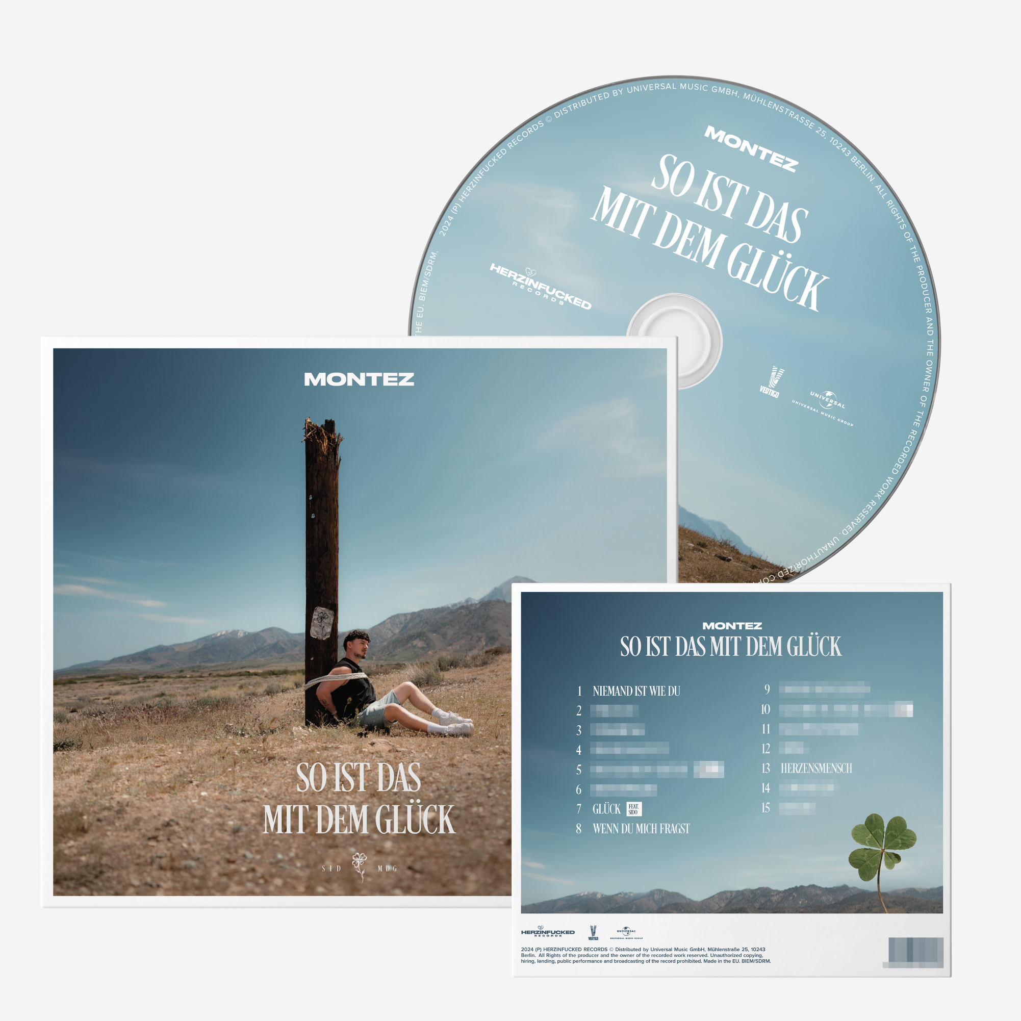 Montez So ist das mit dem Glück CD + T-Shirt Schwarz 446740